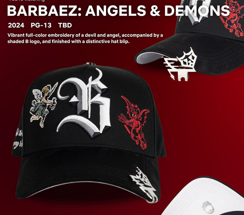 BAEZ X EL BARBAS HATS ANGELS & DEMONS