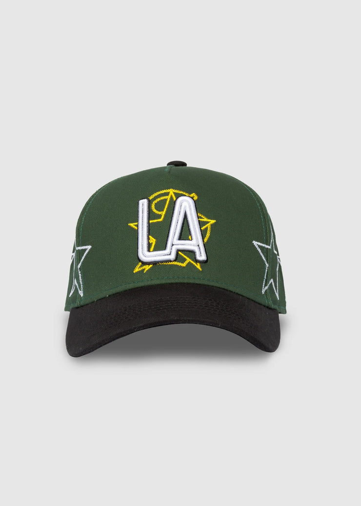 LOS ANGELES GALAXY STARS GREEN BLACK