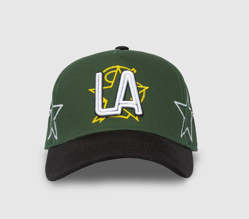 LOS ANGELES GALAXY STARS GREEN BLACK