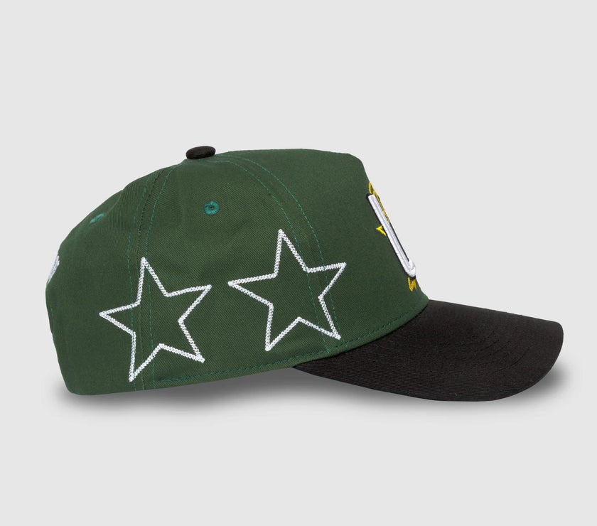 LOS ANGELES GALAXY STARS GREEN BLACK