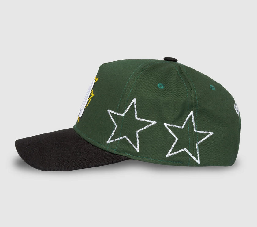 LOS ANGELES GALAXY STARS GREEN BLACK