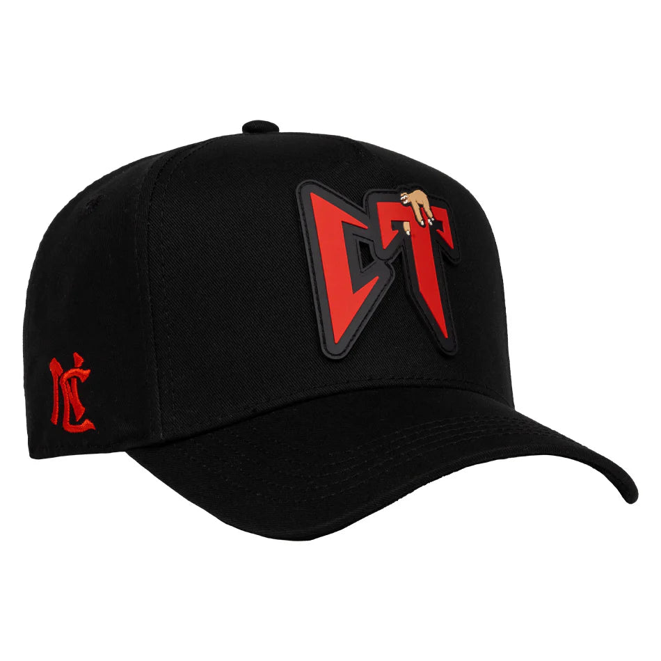 JC HATS CT BLACK/RED PVC