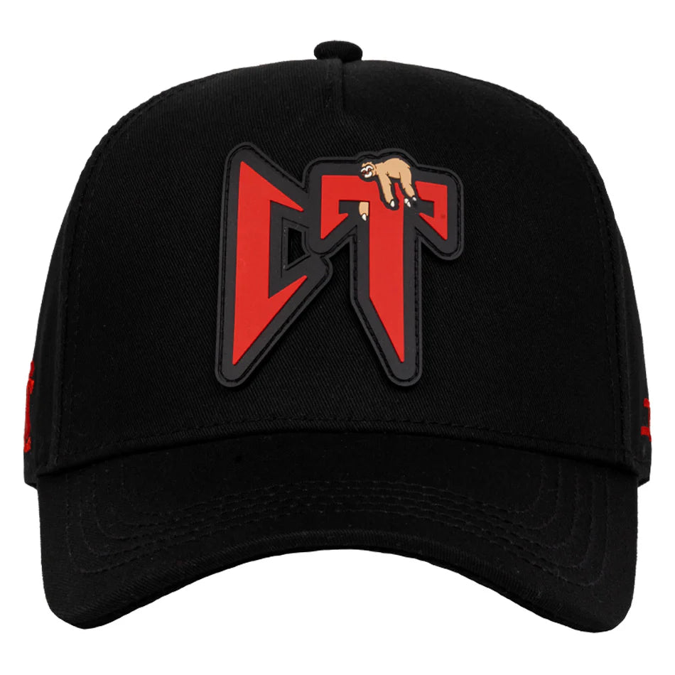 JC HATS CT BLACK/RED PVC