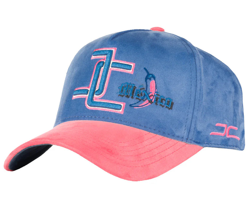 JC HATS MEX BLUE PINK