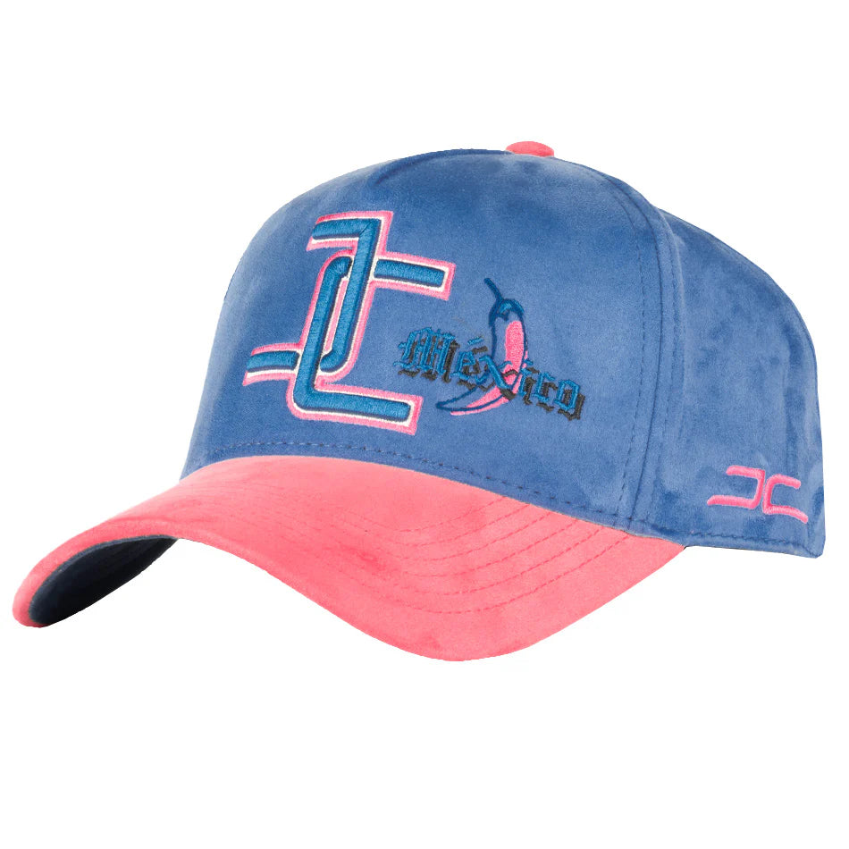 JC HATS MEX BLUE PINK