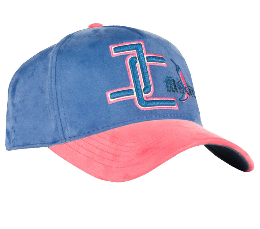 JC HATS MEX BLUE PINK