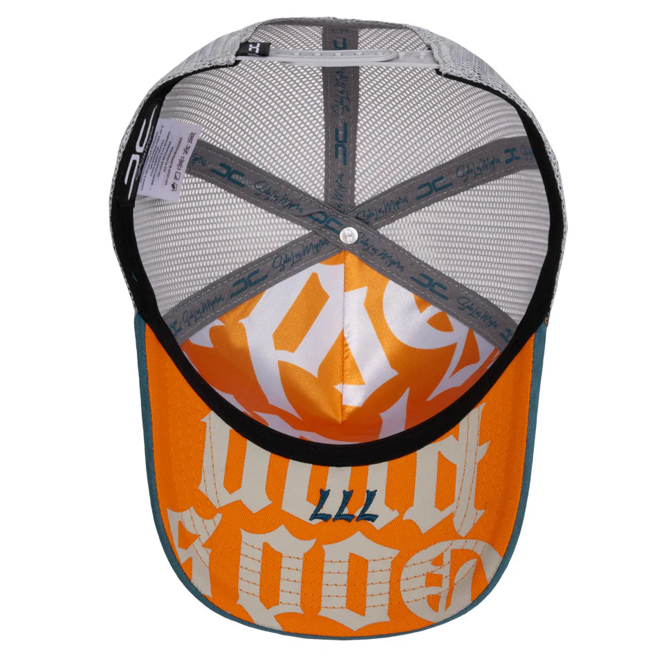 JC HATS GODS PLAN WHITE