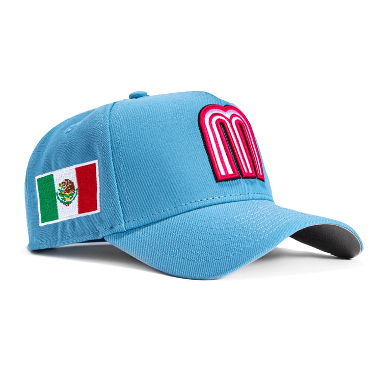 NEW ERA MÉXICO WORLD BASEBALL LIGHT BLUE