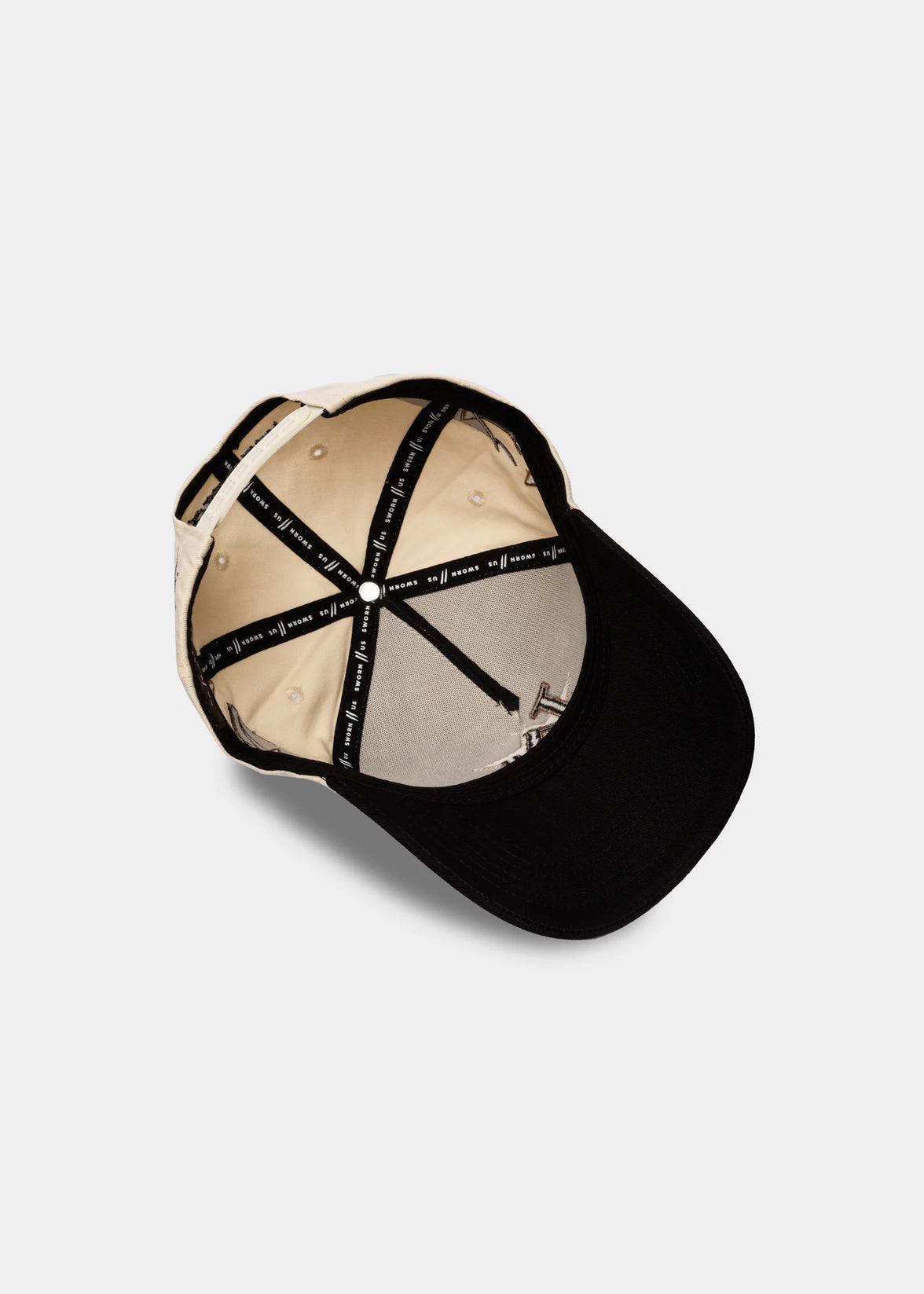 SWORN TO US ALWAYS & FOREVER SNAPBACK // BEIGE
