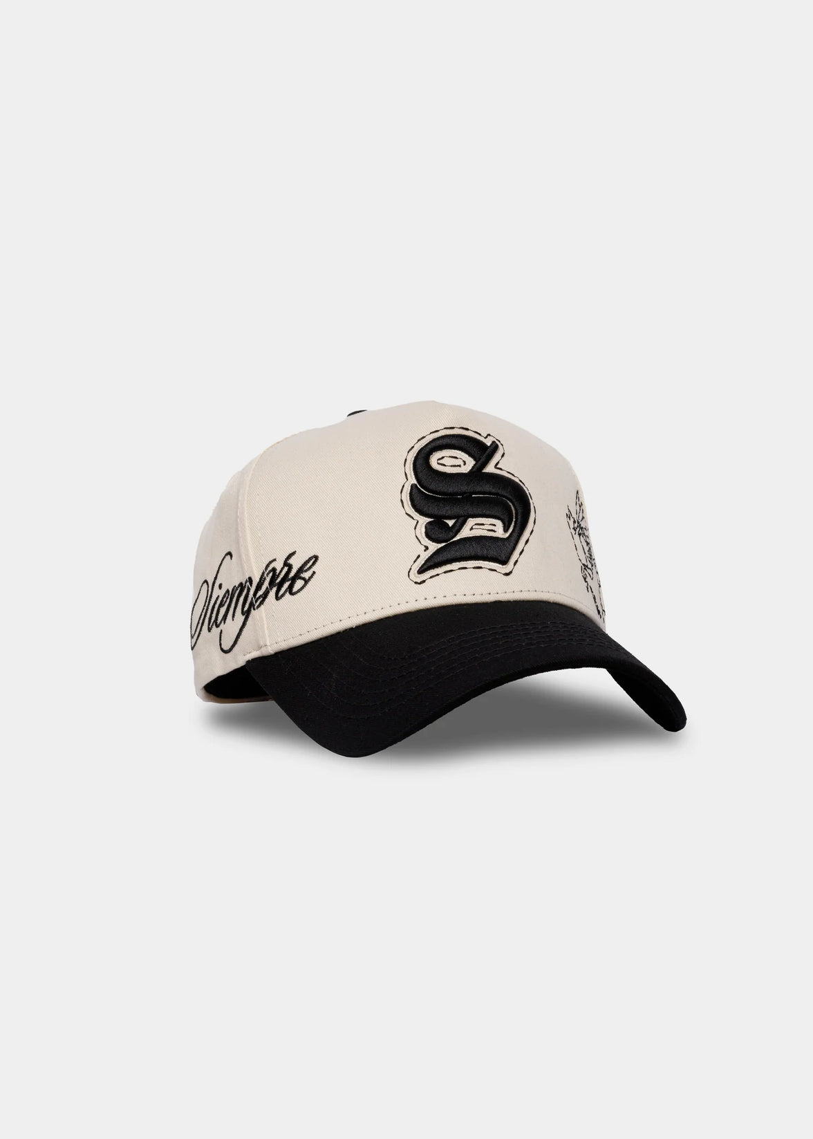 SWORN TO US  POESÍA SNAPBACK // BEIGE & BLACK