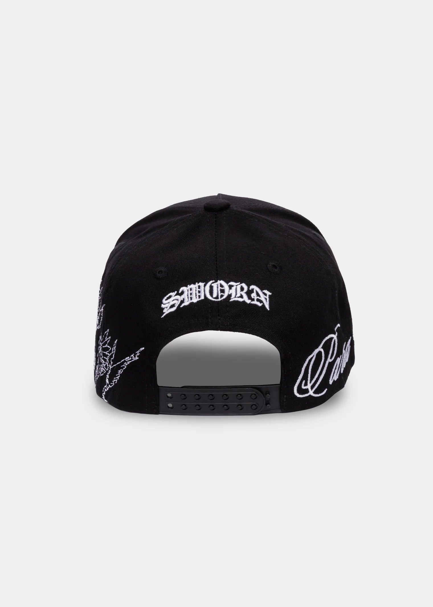 SWORN TO US POESÍA SNAPBACK // BLACK
